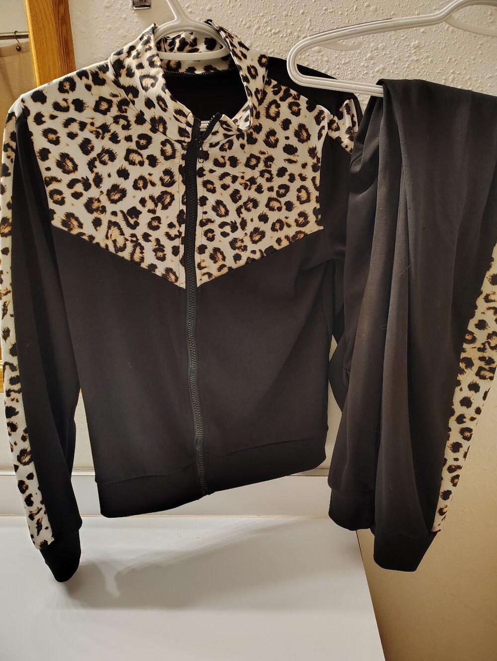 Cheetah Print Track Suit Medium